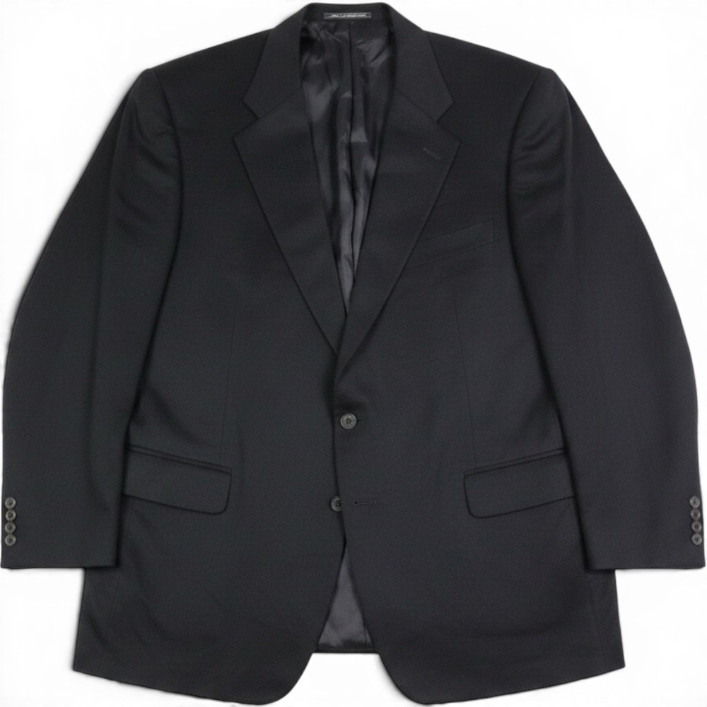 Ermenegildo Zegna Neiman Marcus Navy 100% Cashmere Blazer Sport Coat 58 R 48 R